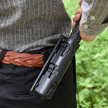 360 Degree Rotation Retractable Baton Case Holster Universal Extensible Baton Holder EDC Self Defense Outdoor Survial Tool