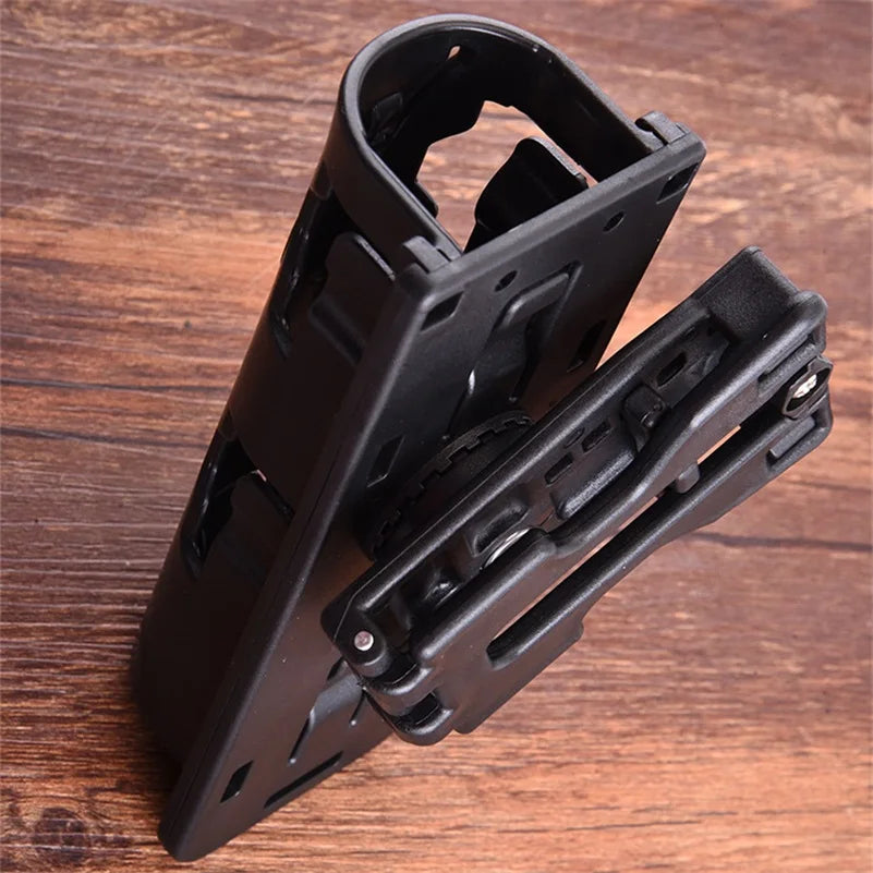360 Degree Rotation Retractable Baton Case Holster Universal Extensible Baton Holder EDC Self Defense Outdoor Survial Tool