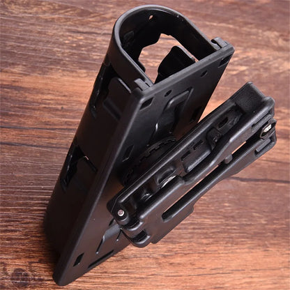 360 Degree Rotation Retractable Baton Case Holster Universal Extensible Baton Holder EDC Self Defense Outdoor Survial Tool