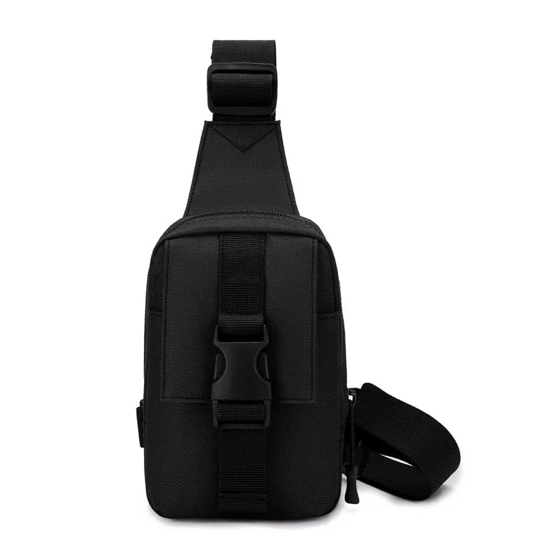Chest Bag Trekking Pack Sports Bag Shoulder Bag Crossbody Pack Assault Pouch for Hiking Cycling Camping